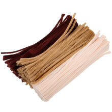 1200Pcs Assorted Color Fuzzy Pipe Cleaners for Art and Craft Supplies