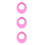 3Pièces Protections De Bain Bébé Rose Anti- Ajustables 7