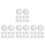 192Pcs White Foam Balls for Crafts Smooth Polystyrene DIY Art Projects 7
