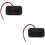 2Pcs Motor USB Charger Dual Port 12-24V Rv Socket Durable ABS Material 8