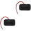 2Pcs Motor USB Charger Dual Port 12-24V Rv Socket Durable ABS Material 5