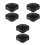 6Pcs Black Plastic Replacement Knobs for Pressure Cooker Lid Handles 7