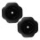 6Pcs Black Plastic Replacement Knobs for Pressure Cooker Lid Handles 2