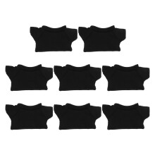 24Pcs Black Stuffed Animal Bear Tshirts Soft Durable Doll Clothes