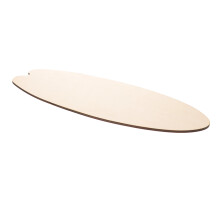 3Pcs Beige Wooden Surfboard Wall Plaques DIY Craft Art Decoration