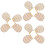 6Paires Moufles Anti-Griffures Assorties Pour - 8