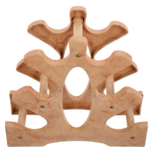 4Pièces Support Haltères PP Rangement Compact Organiseur Gym