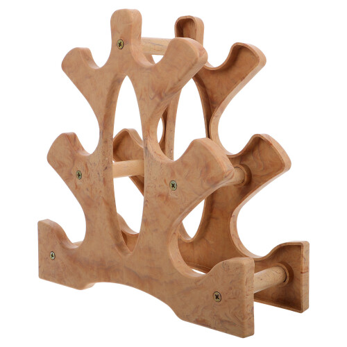 4Pièces Support Haltères PP Rangement Compact Organiseur Gym 2