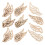 400Pièces En Bois Naturel Pour Décor DIY Marron 1