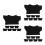 24Pcs Black Stuffed Animal Bear Tshirts Soft Durable Doll Clothes 8