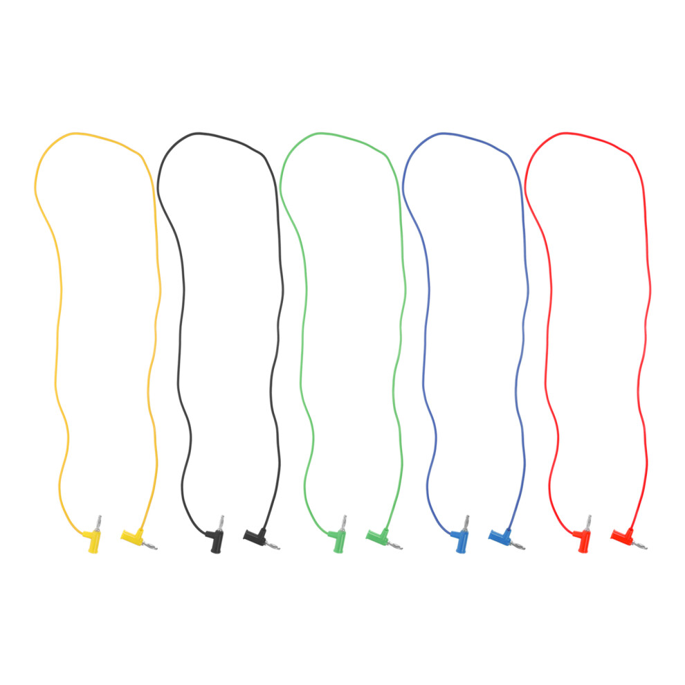 5Pcs Pvc Copper Banana Plug Test Leads For Car Use Multimeter Testing 3393413597302