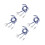 4Pièces Câble Escrime Compatible Epee Foil 8