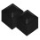 36Pcs Black ABS Protective Fence Post Caps for Garden Use 3