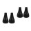 4Pcs Replaceable Black Watering Can Sprinkler Head Universal Fit Spout 4