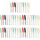 50Pcs Assorted Color Capacitive Touch Screen Pens Plastic Writing Tool 8