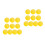 20Pcs Yellow Sponge Balls Soft for Cosplay and Stage Performance Props 7