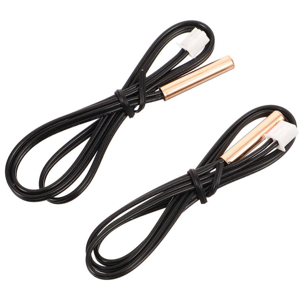 10Pcs Air Conditioner Accessory Waterproof Temp Sensor Probe Black 3403905437969
