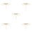 5Pcs Durable Wooden Oil Paper Umbrella Frames for DIY Projects 6