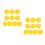 20Pcs Yellow Sponge Balls Soft for Cosplay and Stage Performance Props 6