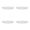4Pcs Transparent Heat Resistant Steamer Covers Easy Clean Kitchen Lids 6