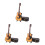 3Pièces Modèles Mini Bois Cadeau Décoration Durable 8