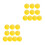 20Pcs Yellow Sponge Balls Soft for Cosplay and Stage Performance Props 9