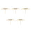 5Pcs Durable Wooden Oil Paper Umbrella Frames for DIY Projects 3