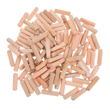 500Pcs Durable Hardwood Dowels Beige for Woodworking and Furniture Use