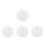 12Pcs Silicone Mug Lid Covers White Reusable Protective Cup Covers 6
