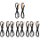 10Pcs Air Conditioner Accessory Waterproof Temp Sensor Probe Black 7