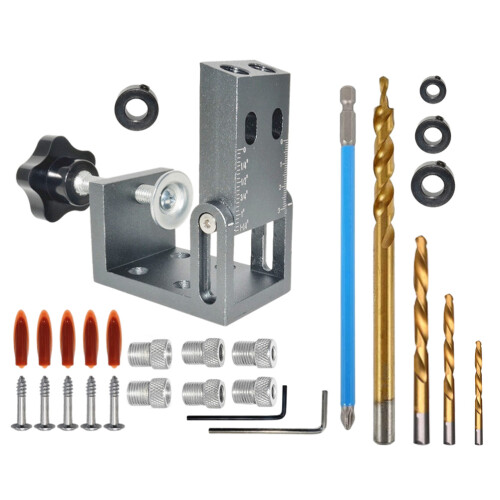 2Ensembles Outils De Perçage Pour Bois Positionneur Rapide 1