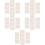 50Pièces Ensembles De Ensembles De Table Bébé Jetables En Papier Beige 8