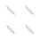 4Pcs Transparent Heat Resistant Steamer Covers Easy Clean Kitchen Lids 4