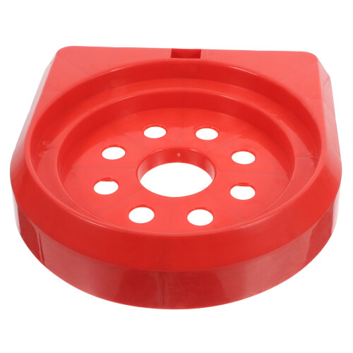 3Pièces Rack De Rangement Extincteur Rouge Plastique Durable Maison