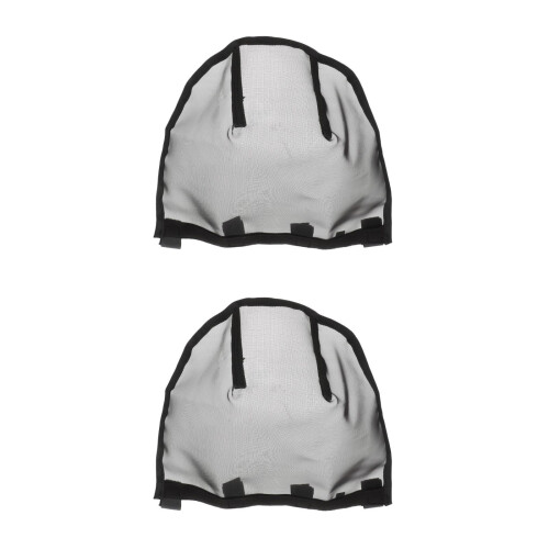 2Pcs Nose Cover Breathable Mesh Fly Protection Snug Fit 2