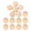 60Pièces De Hockey Beige Bois Dur Non Usage 3