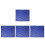 4Pcs Blue Billiard Pool Tablecloth Splashproof Durable Cloth Protector 10