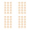 60Pièces De Hockey Beige Bois Dur Non Usage 6