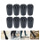 32Pcs Black Rubber Crutch Foot Covers Wear-Resistant Hiking Pole Tips 8