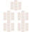 50Pièces Ensembles De Ensembles De Table Bébé Jetables En Papier Beige 7