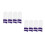 8Pièces Doigt Nylon Violet Nettoyage Chat 9