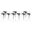 15Pcs Black PVC T-Handle Skate Wrench for Precise Skate Maintenance 6