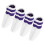 8Pièces Doigt Nylon Violet Nettoyage Chat 2