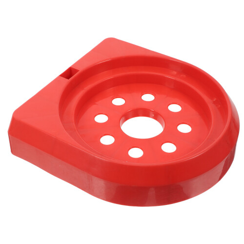 3Pièces Rack De Rangement Extincteur Rouge Plastique Durable Maison 1