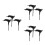 15Pcs Black PVC T-Handle Skate Wrench for Precise Skate Maintenance 3