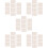 50Pièces Ensembles De Ensembles De Table Bébé Jetables En Papier Beige 9