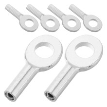 12Pcs Silver Cable Ball Stopper Replacement for Home Use