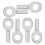 12Pcs Silver Cable Ball Stopper Replacement for Home Use 3