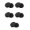 5Pcs ABS Black Veneers Pretreatment Storage Organizer Box for Dentures 4