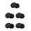 5Pcs ABS Black Veneers Pretreatment Storage Organizer Box for Dentures 9